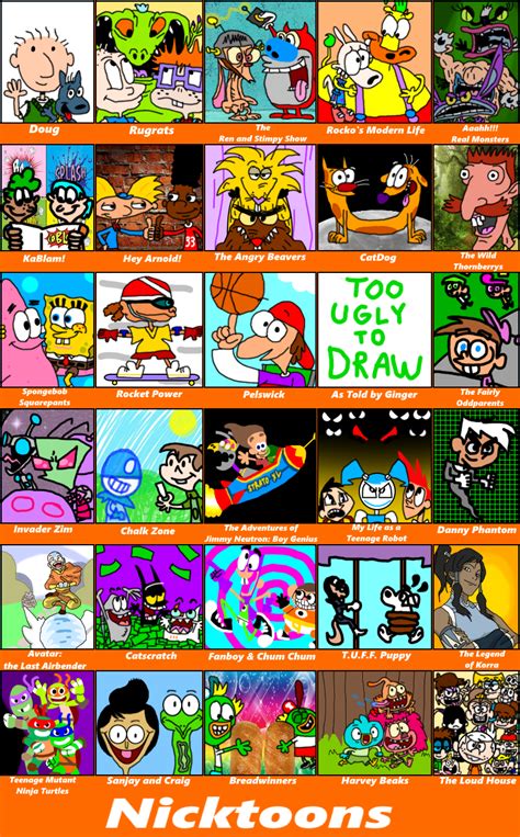 30 Nicktoons By Flyingegglant On Deviantart