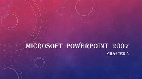 Microsoft Powerpoint 2007 Youtube