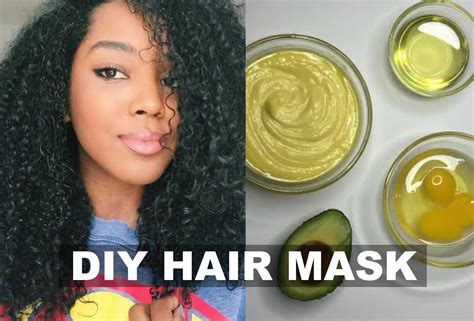 Diy Hair Mask With Organic Mayo And Avocado For Natural