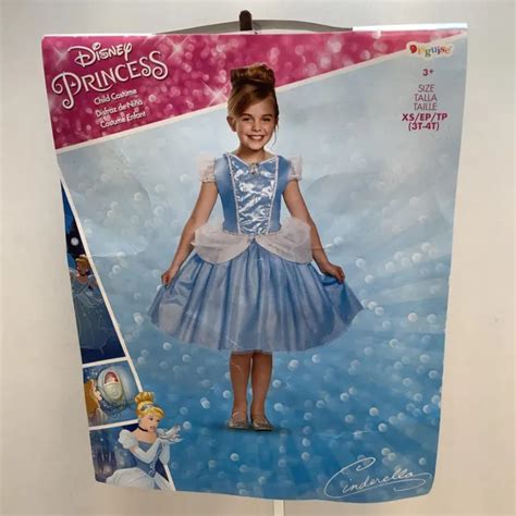 Disguise Disney Princess Cinderella Halloween Costumedress Up Size Xs