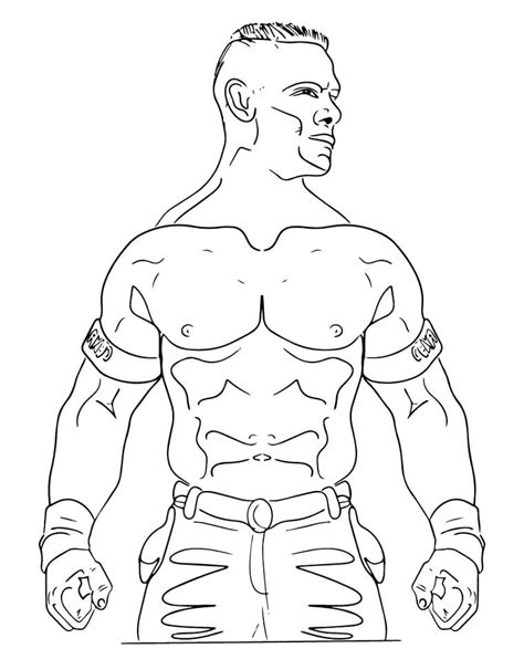 John Cena Coloring Pages Free Printable Coloring Pages For Kids