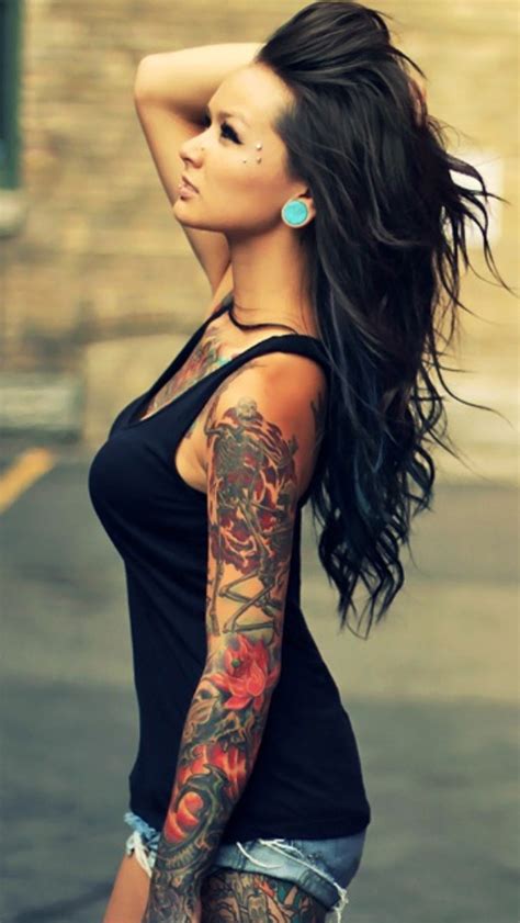 STUNNING SLEEVE TATTOO INSPIRATIONS FOR WOMEN Godfather Style