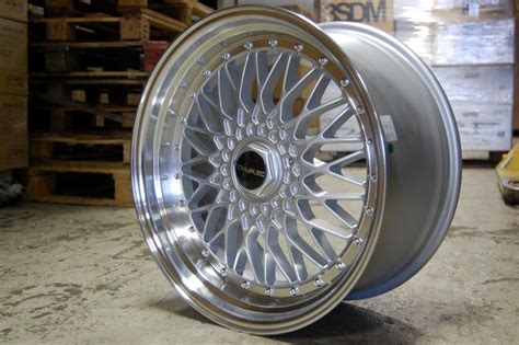Dare Rs Deep Dish Alloy Wheels Silver 17 Staggered 5x100 10j Rear