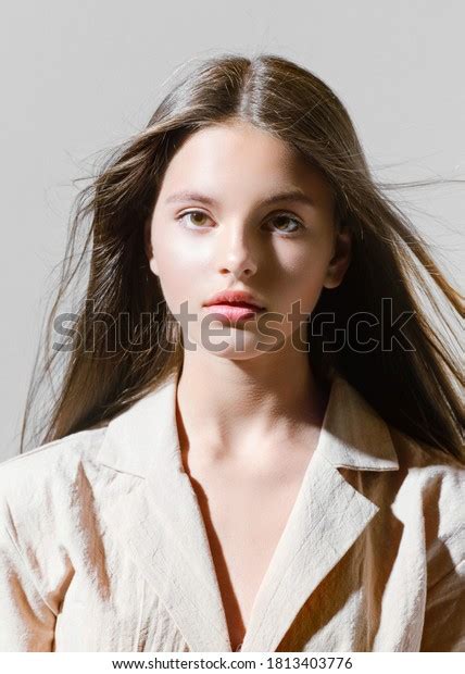 Portrait Young Model Girl Studio Stock Photo 1813403776 Shutterstock