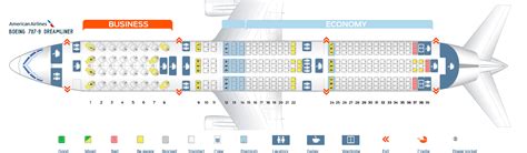 Seat Map Boeing 787 9 American Airlines Best Seats In The Plane