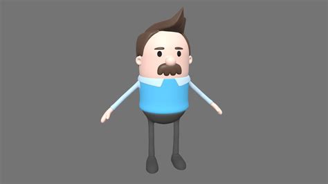 dad character buy royalty free 3d model by bariacg [95a13bd] sketchfab store