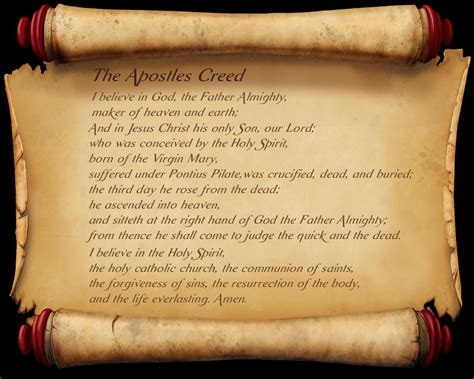 What Are The 12 Points Of The Apostles Creed