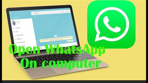 How To Open Whatsapp On Your Computer Youtube
