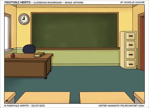 Cartoon Classroom Background With Students Images And Pictures Becuo