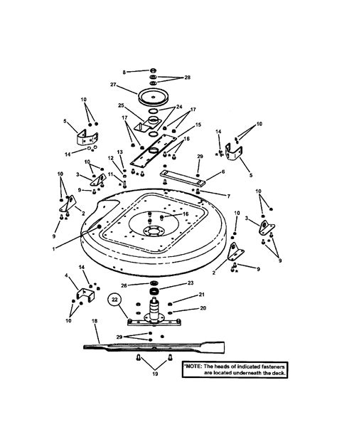33 Mower Deck Diagram And Parts List For Model Szt18336bve Snapper Parts