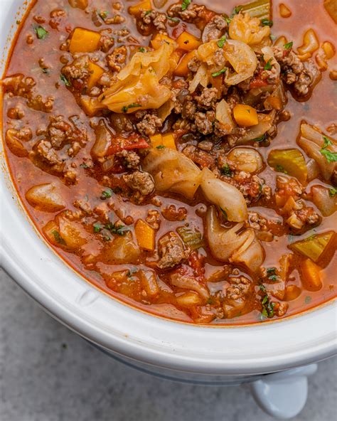 This comforting and cozy instant pot cabbage soup with ground beef is ridiculously easy, yet so flavorful! Crockpot, Instant Pot, or Stove top Cabbage Soup With Beef ~ All Recipes
