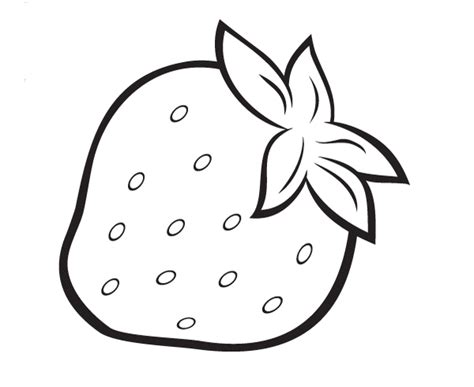 Red, glossy, sweet — it is a ripe strawberry. Strawberry coloring pages to download and print for free