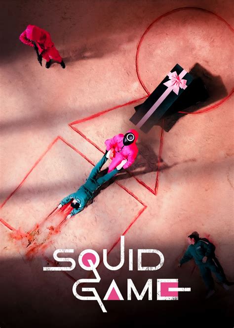 Squid Game Logo Poster Picture Metal Print Paint By Squid Game