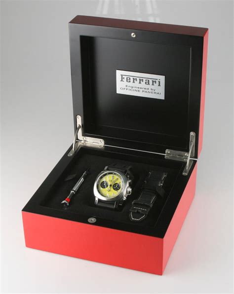 Ferrari granturismo chrono carbon 42mm. Panerai Ferrari Granturismo Chronograph Men's Automatic Watch Model FER00011 For Sale at 1stdibs
