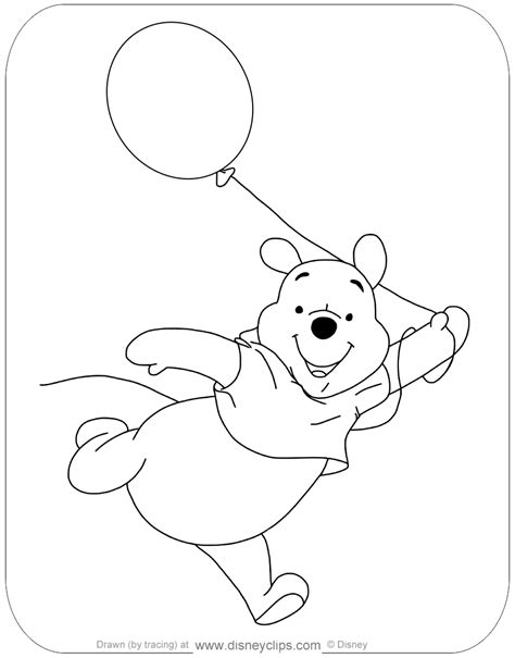Winnie The Pooh Fun And Games Coloring Pages