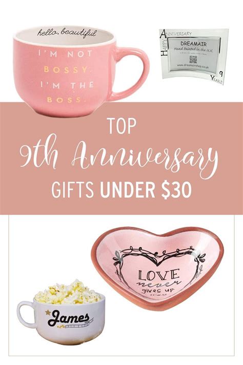 9th wedding anniversary gifts australia. 9th Anniversary Gifts for Her Under $30 | Anniversary ...