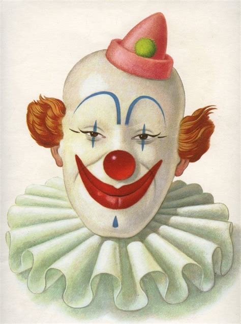 Take A Look See Vintage Clown Creepy Clown Clown Paintings