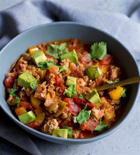 Sometimes i add green bell peppers. Instant Pot Turkey Chili - Wholesomelicious