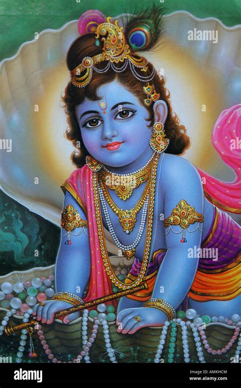 Hindu Gott Lord Krishna Fotos Und Bildmaterial In Hoher Auflösung Alamy