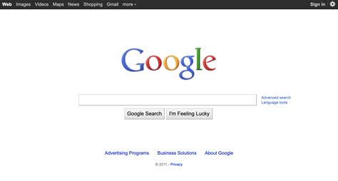 How Google's homepage has changed over the last 20 years | by Craig 