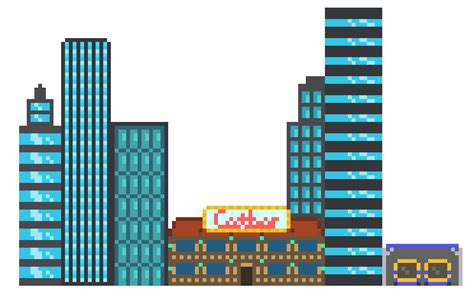 City Pixel Art Buildings Pixel Art Houses Pixel Art Pixel Art Bit My
