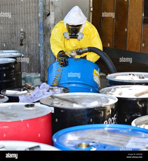 Hazardous Materials Handling Toxic Materials And Container Handling