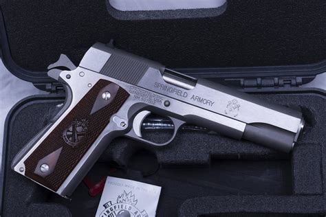 Springfield Armory 1911 A1 Mil Spec 45acp Stainless Steel 5