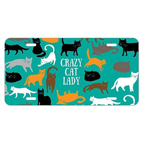 $14.98 license plate black cat eyes custom car tag novelty plate. Cat License Plates | Kritters in the Mailbox | Cat License ...
