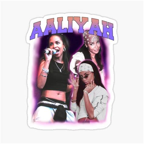 Aaliyah Bootleg Shirt Sticker For Sale By Lvnfaith Redbubble