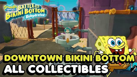 Downtown Bikini Bottom All Collectibles Spongebob Squarepants Battle