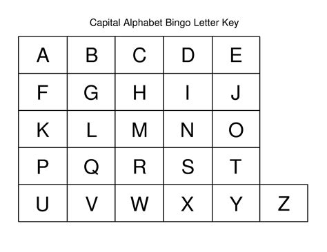 Capital Alphabet Letters Printable Activity Shelter
