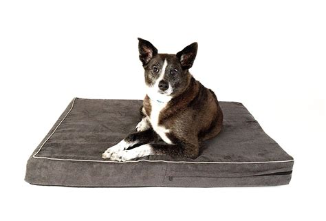 #5 brindle waterproof designer memory foam pet bed. Small, Medium, Large and Extra Large Orthopedic 4 Pound ...