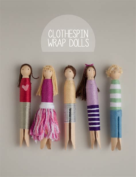 Clothespin Wrap Dolls • This Heart Of Mine