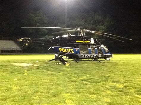 Police Helicopter Makes Emergency Landing On High School Football Field