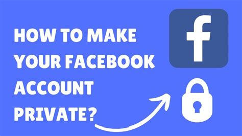 how to make facebook account completely private youtube