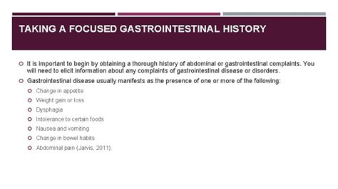 Nutrition Focused Physical Assessment Focused Gastrointestinal Exam