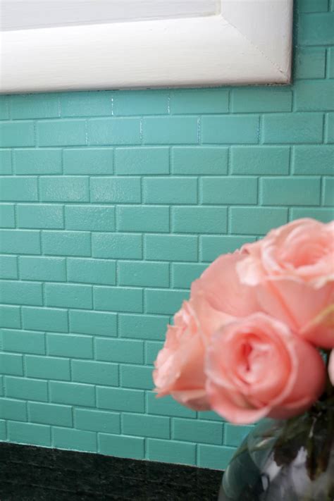 Just use a paint that specifies glass. How to Paint a Tile Backsplash! - A Beautiful Mess | Painting over tiles, Home decor colors ...