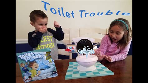 Toilet Trouble Toy Review Youtube