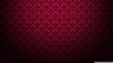 Red And Black Damask Wallpaper