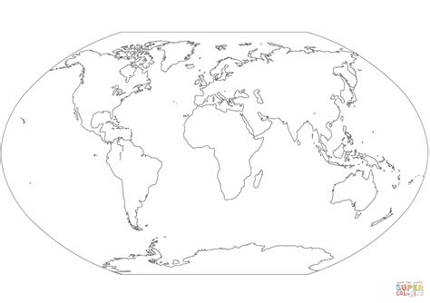 Mapa Mundi Continentes Para Pintar Coloring City In World Map My XXX