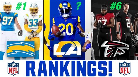 nfl uniforms ranked save up to 18