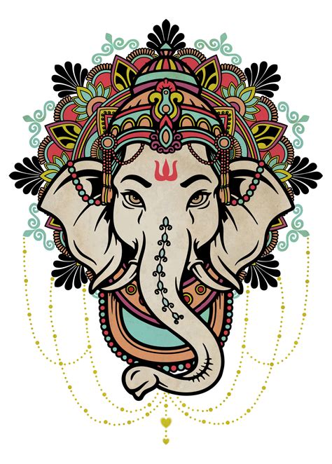Lord Ganesha Indian Elephant God Graphic 10879683 Png