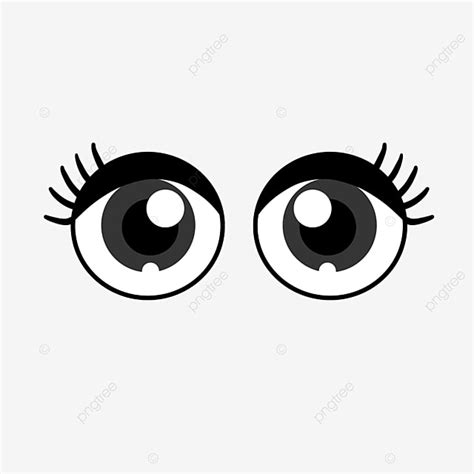 Cute Animal Eyes Clipart Png Images Cute Cartoon Eyes Clipart Black