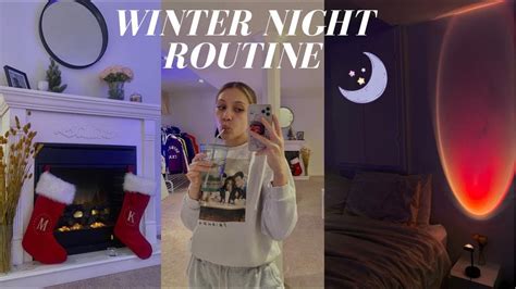 Winter Night Routine 2021 After Working An Evening Shift Marlie