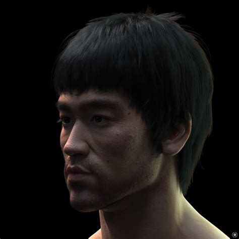 Cg Portrait Of Bruce Lee Computer Graphics Daily News