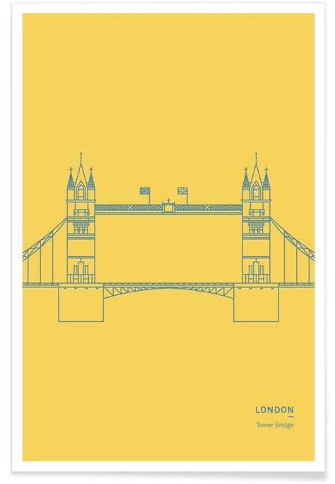 London Tower Bridge Póster Juniqe