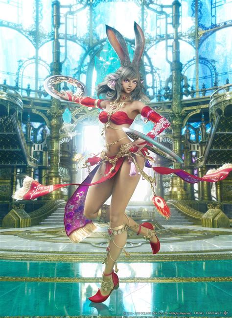 Viera Dancer Cg Art From Final Fantasy Xiv Shadowbringers Art