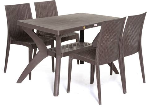 Shop for dining table online at best prices in india at amazon.in. Varmora Dinning Table Set 1+4 Savor Plastic 4 Seater ...