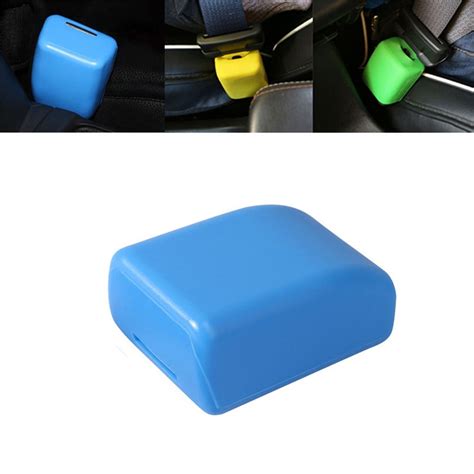 seat belt buckle protective cover silicone universal car anti scratch dust case seatbelt secure