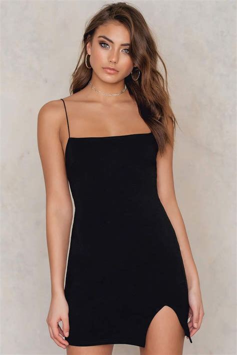 Spaghetti Strap Dress Black Dress Fashion Little Black Dress